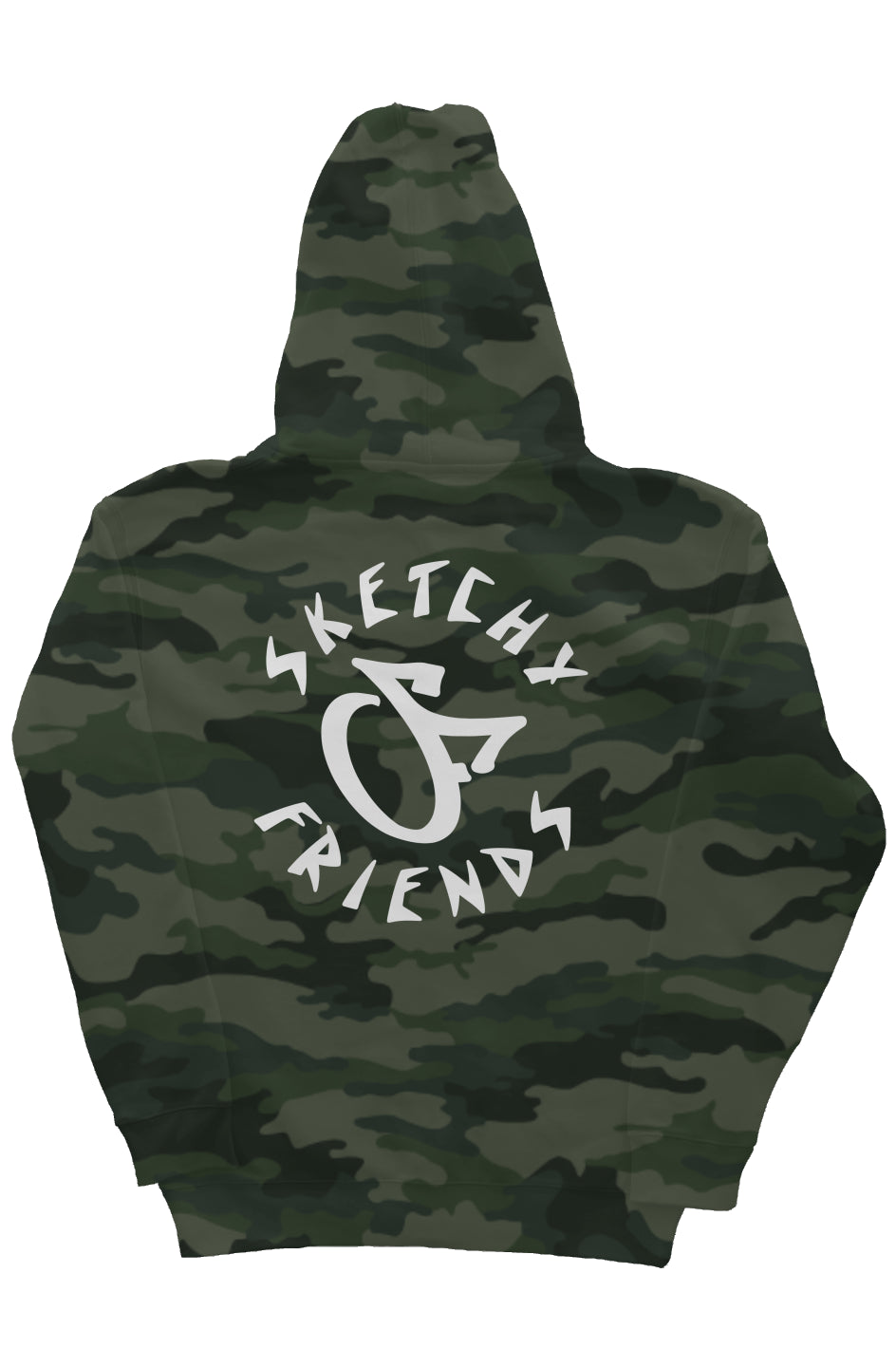 Sketchy Camo Heavyweight Hoodie